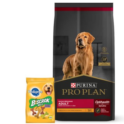 2Pro Plan Adulto Razas Medianas Biscrok 1
