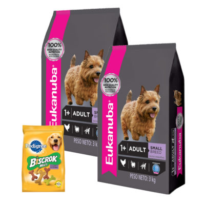 2Eukanuba Adulto Small Breed 33kg Biscrok