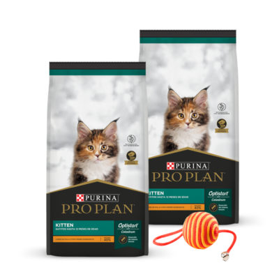 2Pro Plan Gato Kitten 3kg Juguete 2021 PROMO