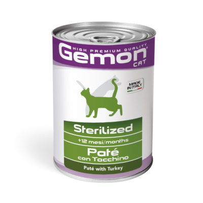 2Lata Gemon Gato Sterilized Pate with Turkey 1