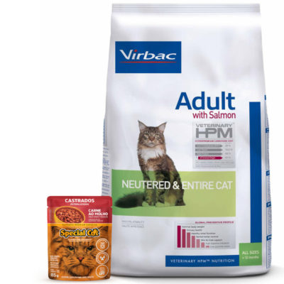 2HPM Adulto con Salmon Neutered Entire Cat Pate