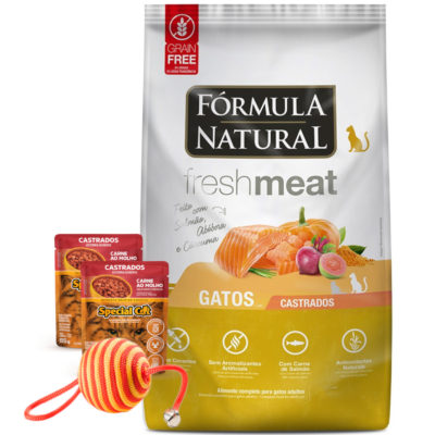 2Formula Natural Gato Castrado 2 Pate Juguete